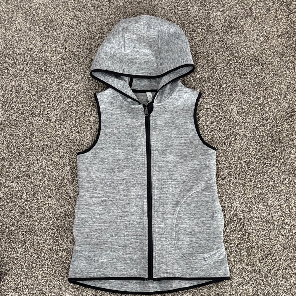 Lululemon Grey Hooded Vest